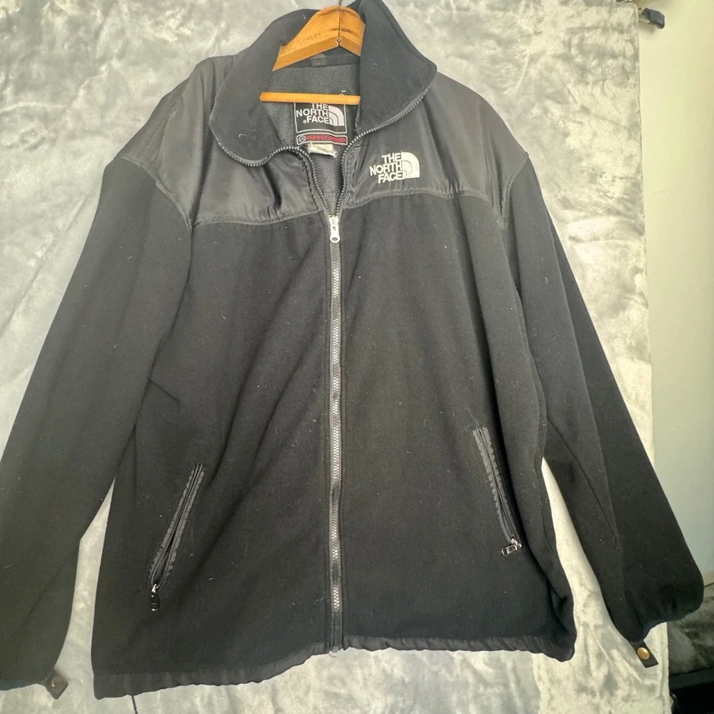 The North Face Summit Series Windstopper Fleece‎ Jacket Mens XXL Black Full Zip